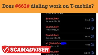 662 Tmobile  what happens when you dial that combination Will scam calls dissapear [upl. by Midan]