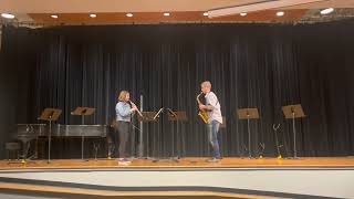 “Steadfast” by Derek Brown World Premiere  Three Reeds Duo [upl. by Artnoed106]