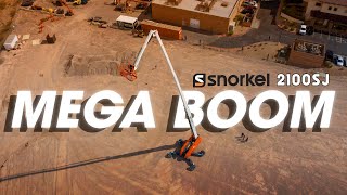 Snorkel 2100SJ  The Worlds Largest SelfPropelled Boom Lift [upl. by Gnous741]