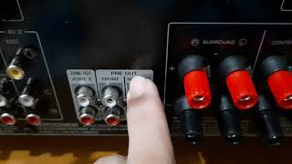 yamaha rx v685 AV receiver unbox [upl. by Nolahp41]