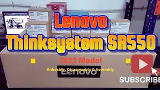 LENOVO Thinksystem SR550  Unboxing Disassembly and Upgrade Options [upl. by Given]