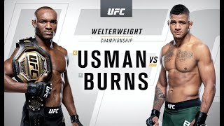 UFC 258 Kamaru Usman vs Gilbert Burns Highlights [upl. by Diskson]