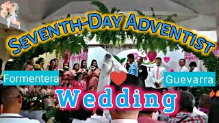 SEVENTH DAY ADVENTIST WEDDING  Allen amp Sheila Wedding  SDA WEDDING [upl. by Suisyola]