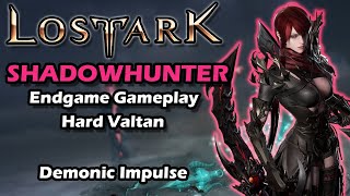 Lost Ark Shadowhunter Endgame Gameplay  Hard Valtan Phase 2 Demonic Impulse build [upl. by Kermie]