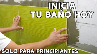 COMO colocar cerámica EN UN BAÑO👉 APRENDE HOY [upl. by Lais]