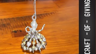 DIY Christmas Angel Ornament  Craft of Giving [upl. by Cirted]