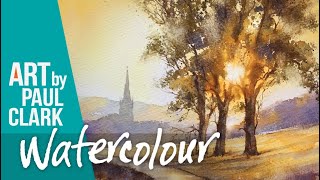 How to paint trees in Watercolour by Paul Clark [upl. by Threlkeld]