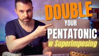 Superimposing Pentatonics  guitar lesson  tutorial [upl. by Charles]