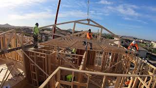 Como hacer un techo de madera Trazos Roof [upl. by Geis]