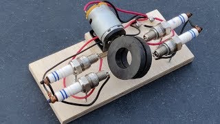 Free Energy Using Spark Plug Geneerator [upl. by Yellah434]