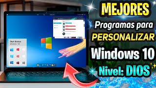 ⚡Windows 10 Nivel DIOS PERSONALIZADO  Mejores PROGRAMAS para CAMBIAR tu SISTEMA [upl. by Aylmar237]