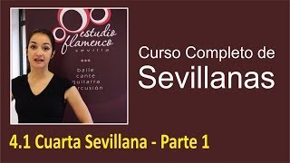 41 Cuarta Sevillana  Parte 1  Curso de sevillanas aprende a bailar con nosotros [upl. by Jaylene404]