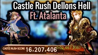 Seven Knights Castle Rush Dellons Hell 162M ft Atalanta [upl. by Marozas679]