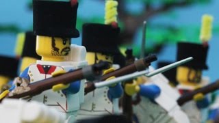 1815 LEGO Napoleon Battle of Waterloo at Hougoumont [upl. by Rabelais272]