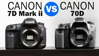 Canon 7D Mark ii vs Canon 70D Full Comparison [upl. by Rudolph]