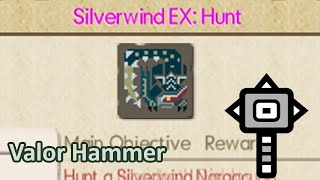 Silverwind EX vs Valor Hammer  MHGU [upl. by Googins]