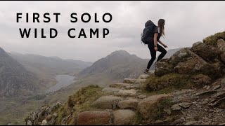 First Solo Wild Camp plus kit talkthrough  SNOWDONIA [upl. by Novihc]