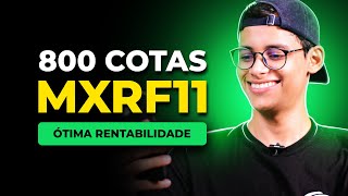 MXRF11  QUANTO ME RENDE 8500 REAIS POR MÊS NESTE FUNDO IMOBILIÁRIO [upl. by Thorrlow534]