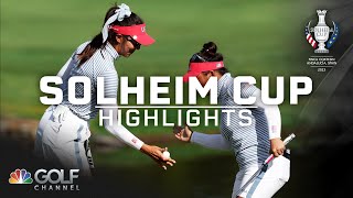 2024 Solheim Cup Day 2 Fourball  EXTENDED HIGHLIGHTS  91424  Golf Channel [upl. by Ahseuqram]