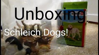 Unboxing Schleich Dogs [upl. by Otho]