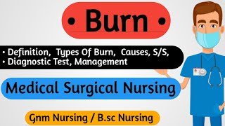 Burns Nursing  Medical Surgical Nursing Lecture  Burns Nursing Lecture  Role Of Nine [upl. by Artemahs]