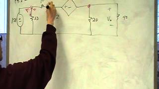 Node Voltage Circuit Analysis P427 Nilsson Riedel Electric Circuits 9E Solution [upl. by Chavaree]