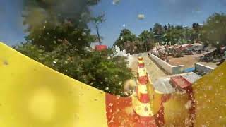 Zeus Lightning Kamikaze WaterSlide at WaterWorld in Ayia Napa Cyprus [upl. by Fernald]