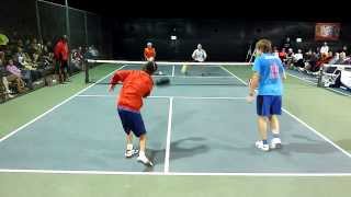 Pickleball Nationals Mens OPEN Doubles GOLD MEDAL match video presented by Valenti Sports 2013 [upl. by Krantz]