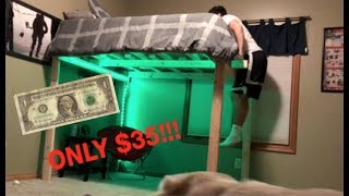 DIY LOFT BED easy and cheap [upl. by Breena248]