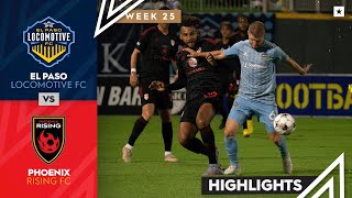 El Paso Locomotive FC vs Phoenix Rising FC  Game Highlights  08272022 [upl. by Laefar763]