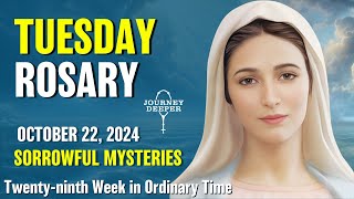 Tuesday Rosary 💙 Sorrowful Mysteries of the Rosary 💙 October 22 2024 VIRTUAL ROSARY [upl. by Alyn477]