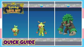 How To Evolve Grookey Into Thwackey Into Rillaboom In Pokemon Scarlet amp Violet  Quick Guide [upl. by Delila]