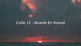 Calle 13 Muerte en hawaii letra [upl. by Su80]