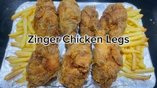 Spicy Zinger Chicken Lege  Easy Quick Recipe  Zinger Chicken  zingerchicken cooking shortvideo [upl. by Rabaj]