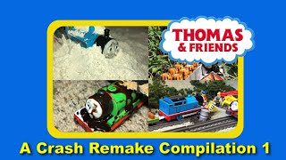 TomyTrackmaster Thomas and Friends Crash Remake Compilation 1 [upl. by Hadeis610]