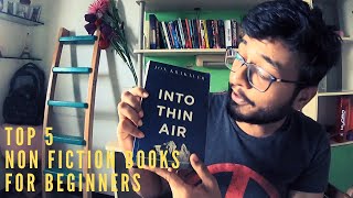 Best NonFiction books to read for beginners  Book Recommendation  Top 5 Non fiction Books [upl. by Hays58]