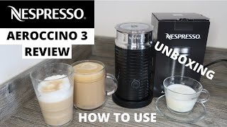 Nespresso Aeroccino 3 First use [upl. by Claresta]