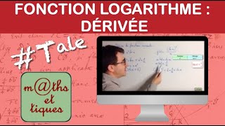 Dériver une fonction logarithme  Terminale [upl. by Elberta]