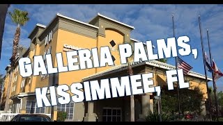 Hotelroom Galleria Palms Kissimmee Florida [upl. by Alrahs]