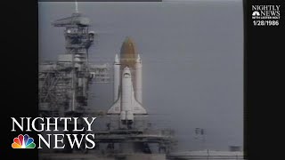 Archival Space Shuttle Challenger Disaster  NBC Nightly News [upl. by Melquist533]