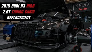 How to InstallReplace a Timing Chain  MQB Audi A3 20t [upl. by Kathye]