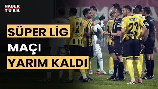 İstanbulspor Süper Lig maçından çekildi Trabzonspor maçındaki hakem kararları gerekçe gösterildi [upl. by Fife935]