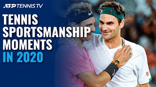 Tennis Sportsmanship amp Respect Moments 2020 ATP Season [upl. by Dinsmore]