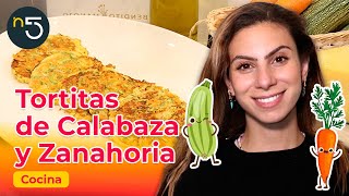 Tortitas de Calabaza y Zanahoria Para Acompañar Todas Tus Comidas  Cocina En Cinco  En5mx [upl. by Hayouqes]