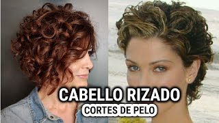 NUEVOS CORTES de CABELLO MODERNOS para PELO ONDULADO y RIZADO CORTES DE MODA PELO RIZADO y ONDULADO [upl. by Johannah778]