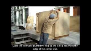 4Installing Shed Siding  How to Build a Generator Enclosure [upl. by Ire867]