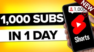 How To Get Your First 1000 Subscribers on YouTube in 24 Hours ACTUALLY WORKS [upl. by Adnyl]