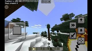 Testing Time Stop Addon In Minecraft [upl. by Fotina429]