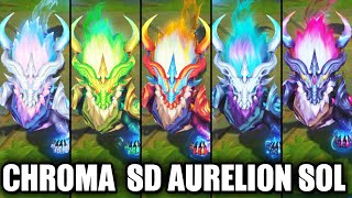 All Eternal Dragon Brand Chroma Skins Spotlight League of Legends [upl. by Tsiuqram619]