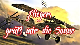 Der Michel  Flieger grüß mir die Sonne  FliegerliedAviator Song  English Translation [upl. by Mossberg]